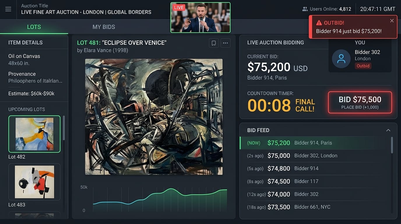 Живые аукционы